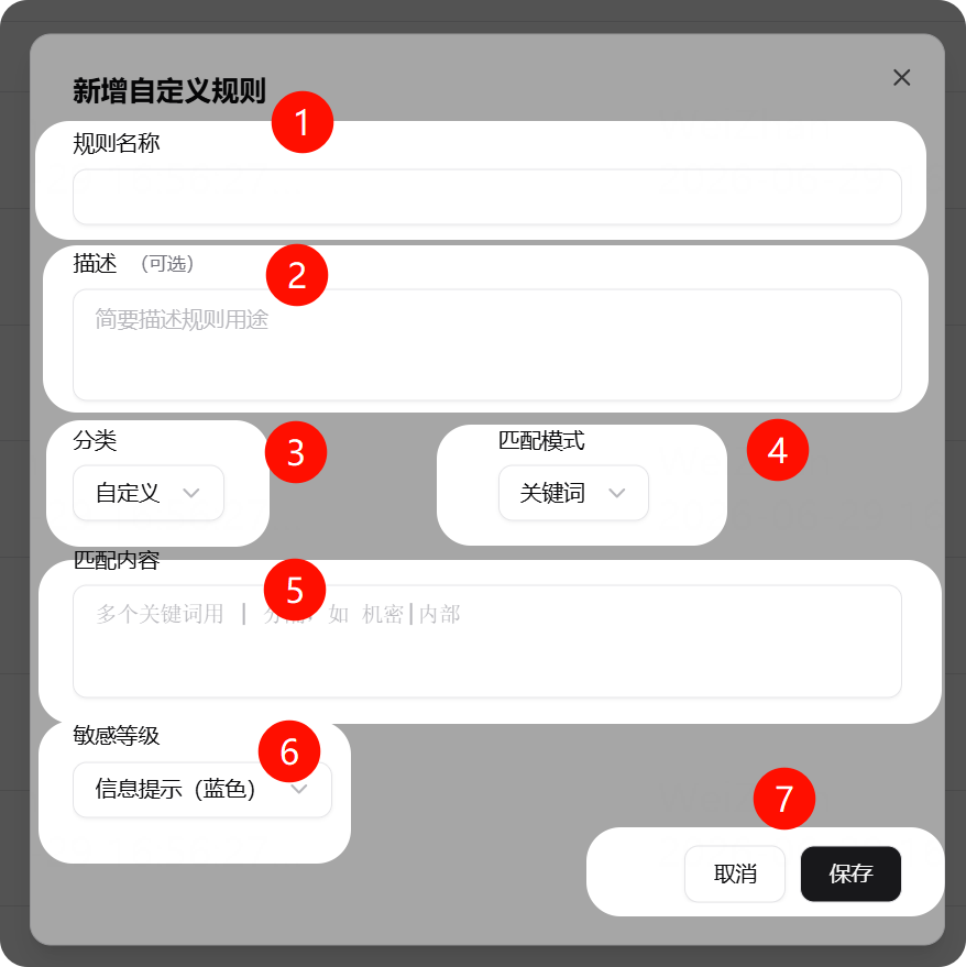 DLP 规则详情